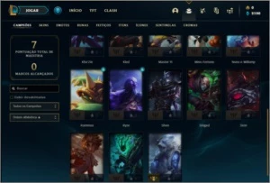 Conta prata 4 barata com 1 skin e 23 champs - League of Legends LOL