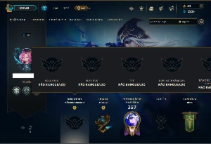 Unranked com 125 Champs e 141 Skins ( ADC / SUP / MID )