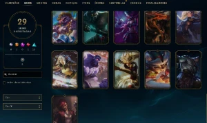 1817 Rp - 14,5K Ea - 29 Skins - Unranked - Riot Kayle - League of Legends LOL