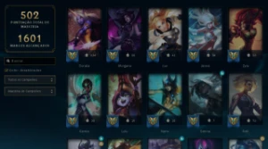 Conta LOL lvl 613 com 681 skins, 429 emotes, 471 ícones + - League of Legends