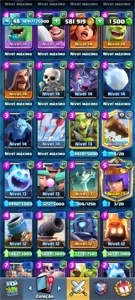 Conta com 40 cartas full - Clash Royale