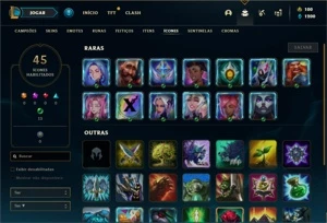 Conta diamante 2 com 25 Champs e 9 Skins + 1 Fragmento - League of Legends LOL