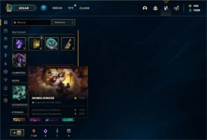 Conta diamante 2 com 25 Champs e 9 Skins + 1 Fragmento - League of Legends LOL