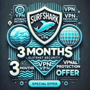 Surfshark VPN Unlimited Devices Chave de teste de 3 meses GL - Outros