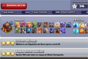 Clash of clans cv10 boa aceito trocas preferência cv9 full