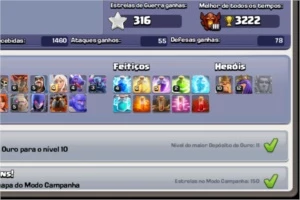 Clash of clans cv10 boa aceito trocas preferência cv9 full