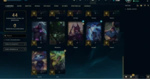 Conta Mestre Lol 31Pdl 65%Win Rate - League of Legends