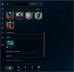 Conta League of Legends Unranked Varios champion LOL