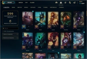 Conta League of Legends Unranked Varios champion LOL