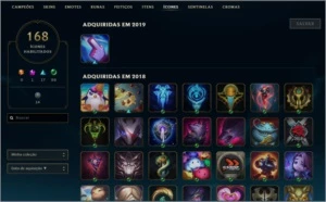 Conta League of Legends Unranked Varios champion LOL