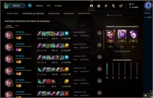 conta de lol - League of Legends