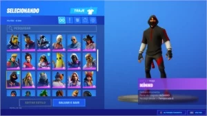 conta fortnite ikonik e varias skins