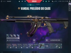 Conta Valorant Vandal Rgx, Faca Xenocaçador, Phantom Recom