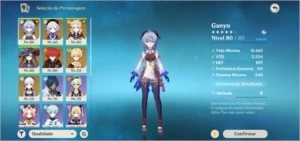 Ayaka Ganyu Albedo e outros 5* - Genshin Impact