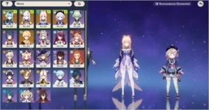 Ar33. Eula , shenhe, kokomi, qiqi - Genshin Impact