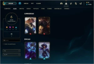 Conta de lol prata 1! - League of Legends