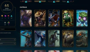 CONTA LOL - LVL 430 - 142 Champions - 65 Skins - FULL ACESSO - League of Legends