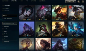 Unranked com TODOS os Champse e 194 Skins + 1800 RP - League of Legends LOL