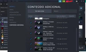 Destiny 2 + Todas DLCS + Conta Steam