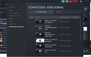 Destiny 2 + Todas DLCS + Conta Steam