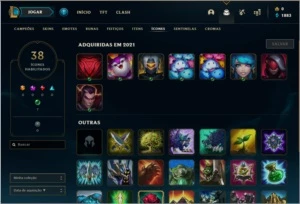 Conta Diamante 2 smurf 61% wr email não confirmado - League of Legends LOL