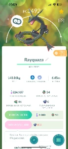 Pokémon go Rayquaza shiny - Outros