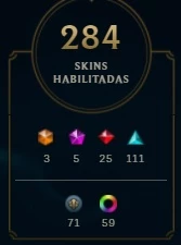 Conta de lol Elo: PRATA 4 (SOLOQ) OURO 4 (FLEX) 3 SKINS ULT - League of Legends