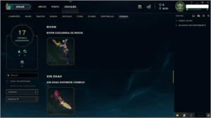 Conta League of Legends Mestre LOL