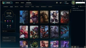 Conta League of Legends Mestre LOL