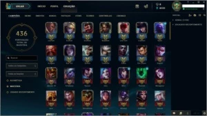 Conta League of Legends Mestre LOL