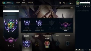 Conta League of Legends Mestre LOL