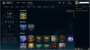 Conta League of Legends Mestre LOL