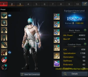 Conta super forte lost ark com 380k de gold-bem buildados