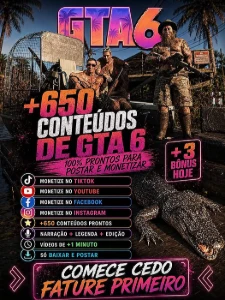 +De 650 Vídeos Prontos Do Gta 6 - Vídeos e Cortes Cortes Virais