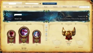 Vendo Conta League of Legends [Borda de Platina] LOL