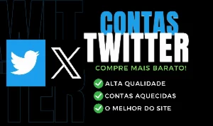 [Compre 1 Leve 3] 3X Contas Twitter Novas - Redes Sociais