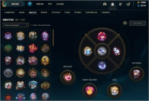 Conta Ouro S11- Platina S10 - Level 229 +Skins /RP/Emblemas - League of Legends LOL