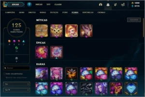 Conta Ouro S11- Platina S10 - Level 229 +Skins /RP/Emblemas - League of Legends LOL