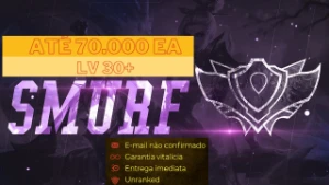 Conta Smurf Unranked - Até 70.000 De Essencia Azul