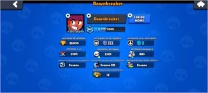 Conta Brawl Stars 45/49 todos Full diversas skins