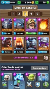 Vendo Conta Clash Royale-arena 9 +4 Lendárias +troca De Nick