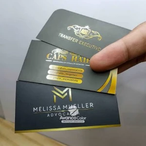 Cartão de Visita Verniz Localizado - Artesanato e Personalizados
