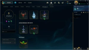 Conta mestre, mmr bom, várias skins - League of Legends LOL