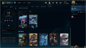 Conta mestre, mmr bom, várias skins - League of Legends LOL