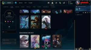 Conta mestre, mmr bom, várias skins - League of Legends LOL