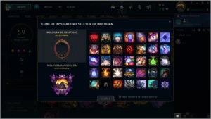 Conta mestre, mmr bom, várias skins - League of Legends LOL
