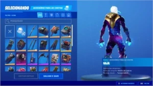 CONTA FORTNITE - SEASONS 1,2,3,4,5,6 e 7 COMPLETAS