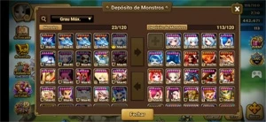 Conta top e ótimo preço - Summoners War