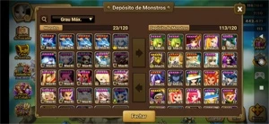 Conta top e ótimo preço - Summoners War