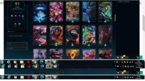 Conta LoL todos os campeões 91 skins Platina 3 - League of Legends